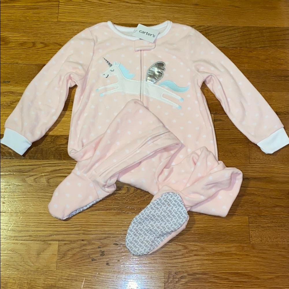 Carter’s Fleece Sleeper Unicorn 🦄 3T